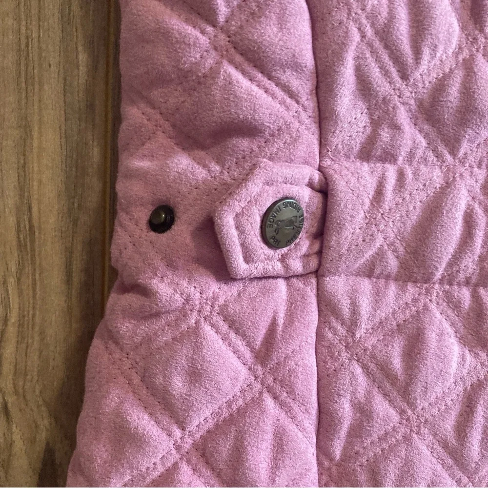 Prestige Riding Image Pink Zip Up Womens Quilted Equestrian Riding Vest Size XL - Picture 5 of 10